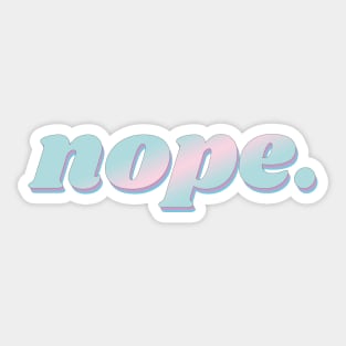 nope. Sticker